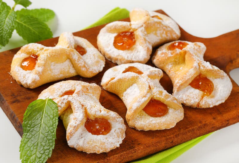 Печенье с абрикосовым джемом