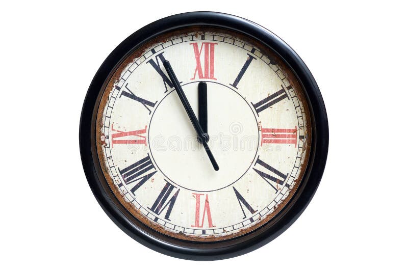 4 190 часов. Часы показывают почти 12. Classic Clock 12 o'Clock.