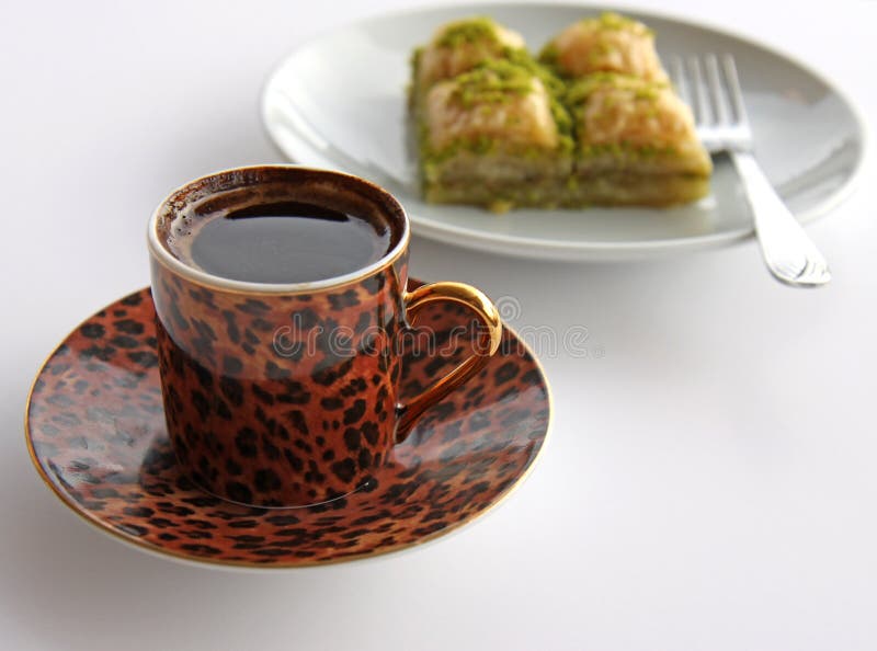 Турецкий чай и баклава