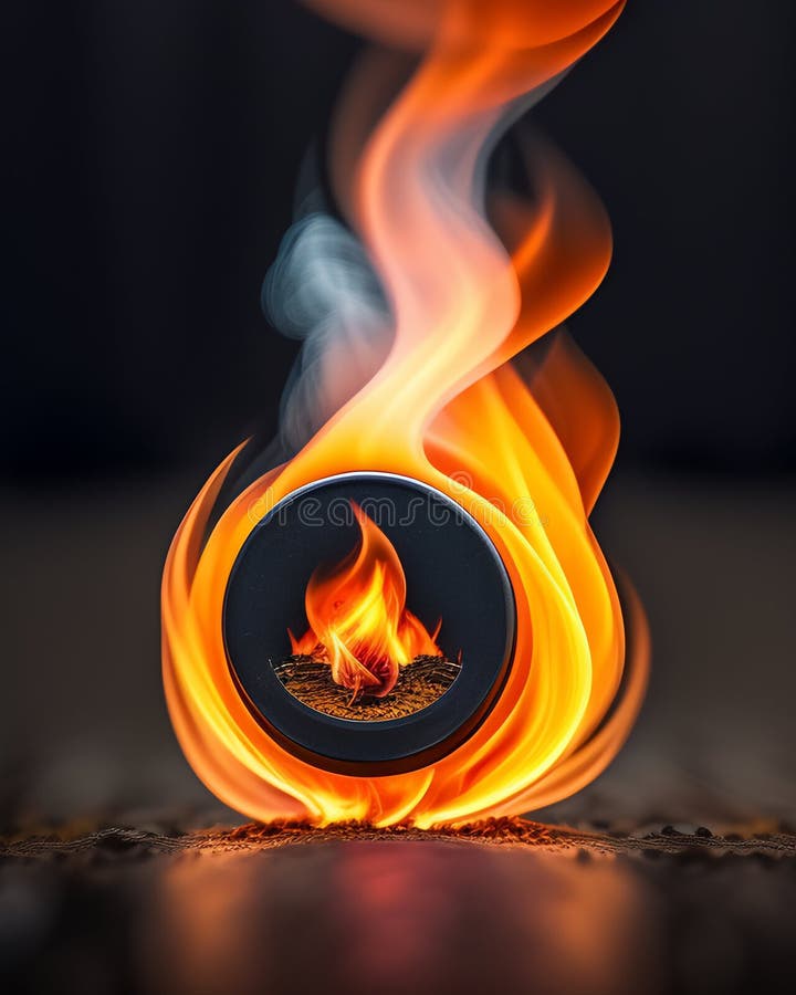 желтое пламя в котле. горелка газовая горит желтым пламенем. горящий уголек. горелка плита. огонь разделяющий.