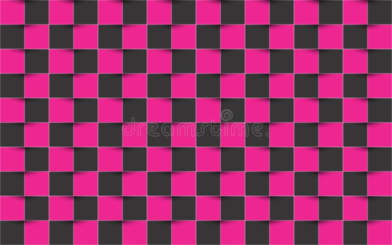 Черно-розовый фон, абстрактная векторная квадратная текстура Иллюстрация  вектора - иллюстрации насчитывающей иллюстрация, ткань: 165223405