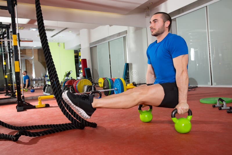 Kettlebell Workout exercise poster