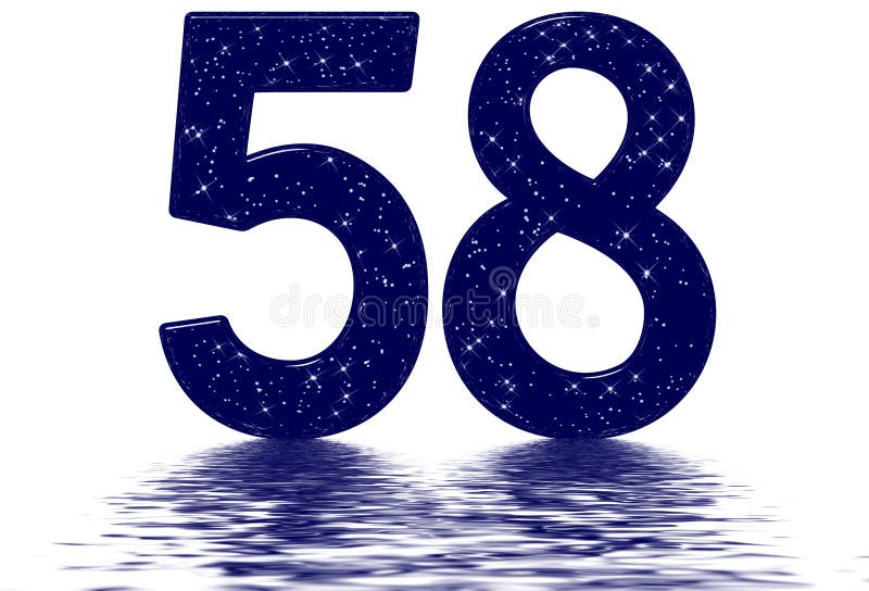 58th Year Anniversary Background Stock Vector - Illustration of year, ceremony: