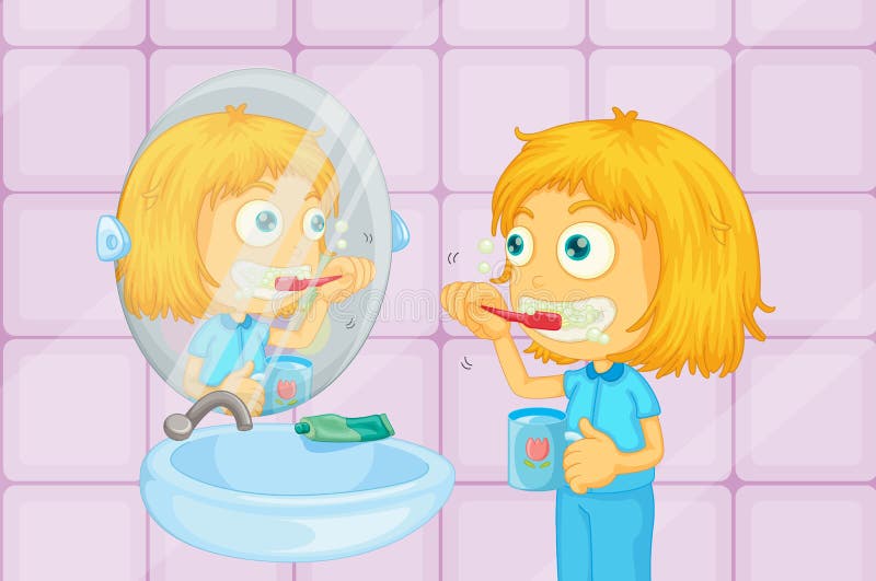 Чистим зубы перед сном. Девочка умывается. Девочка умывается для детей. Умываться и чистить зубы. Умываться и чистить зубы рисованное.