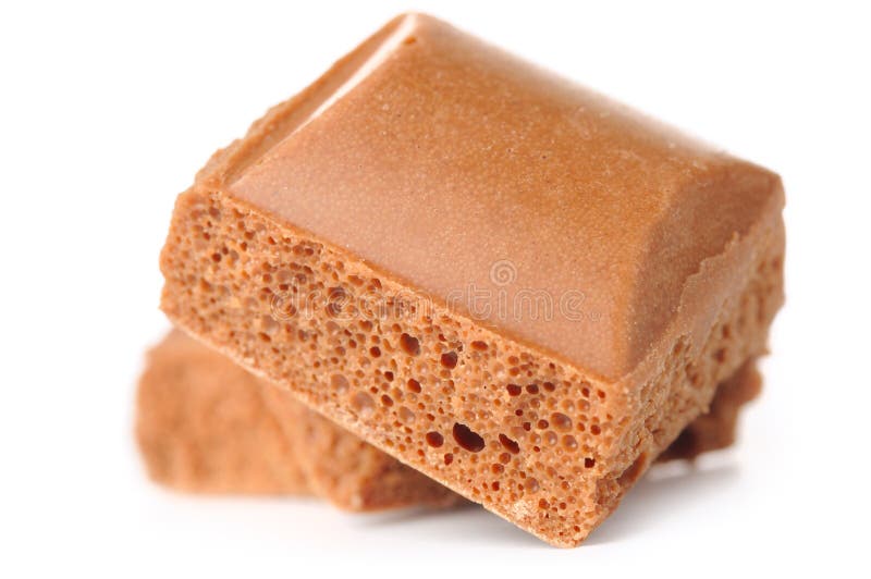 Porous Chocolate pieces