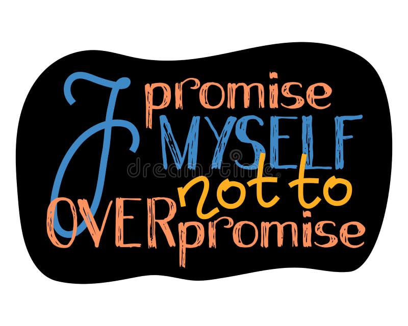 Promise to myself