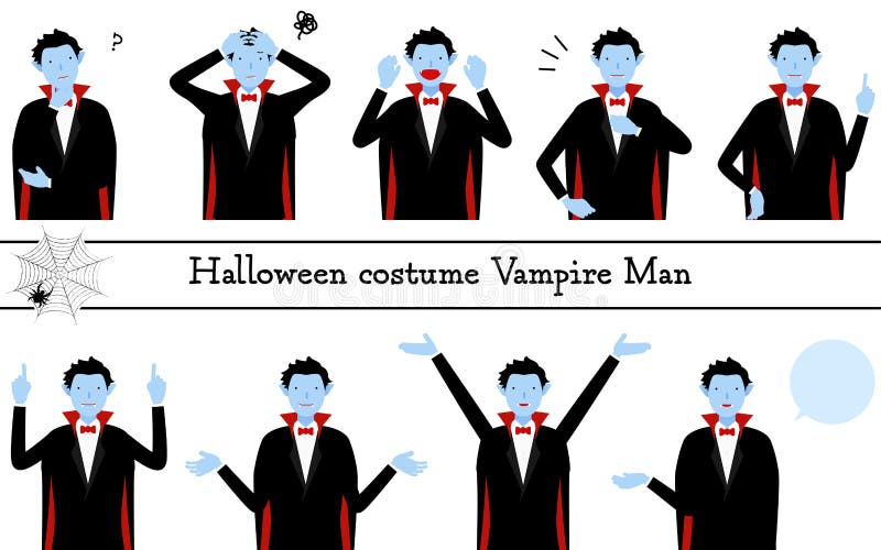 ハロウィンの仮装 バンパイア姿の男性のポーズセット 話す 悩む 指さし 他 Stock Illustration Illustration Of Japanese Hurray ハロウィンの仮装 バンパイア姿の男性のポーズセット 話す 悩む 指さし 他 Stock Illustration Illustration Of Japanese Hurray