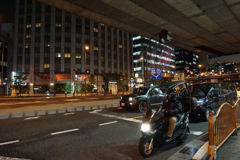 上野驻地夜街道 机动车路编辑类库存照片 图片包括有夜街道 机动车路 上野驻地