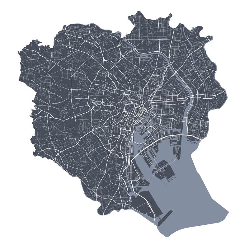 东京 地图城市 日本街道向量例证 插画包括有 东京 地图城市 日本街道向量例证 插画包括有