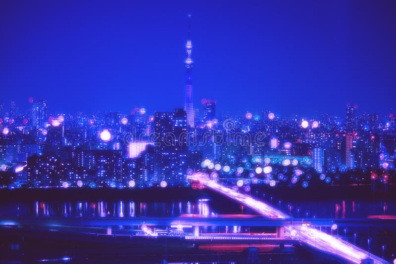东京市与迷离bokeh光的夜背景库存照片 图片包括有日本 蠢材 愉快 东京 蓝蓝 生活方式 东京市与迷离bokeh光的夜背景库存照片 图片包括有日本 蠢材 愉快 东京 蓝蓝 生活方式