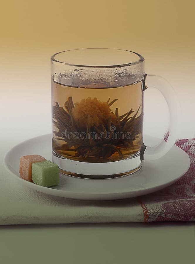 中国花茶库存照片 图片包括有优质 生活方式 叶子 饮料 达吉耶 东部 文化 日语 庄稼