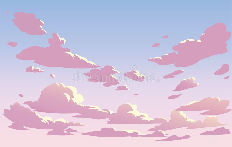 传染媒介风景天空云彩桃红色天空向量例证 插画包括有飞行 抽象 湿剂 室外 动画片 天空 传染媒介风景天空云彩桃红色天空向量例证 插画包括有飞行 抽象 湿剂 室外 动画片 天空