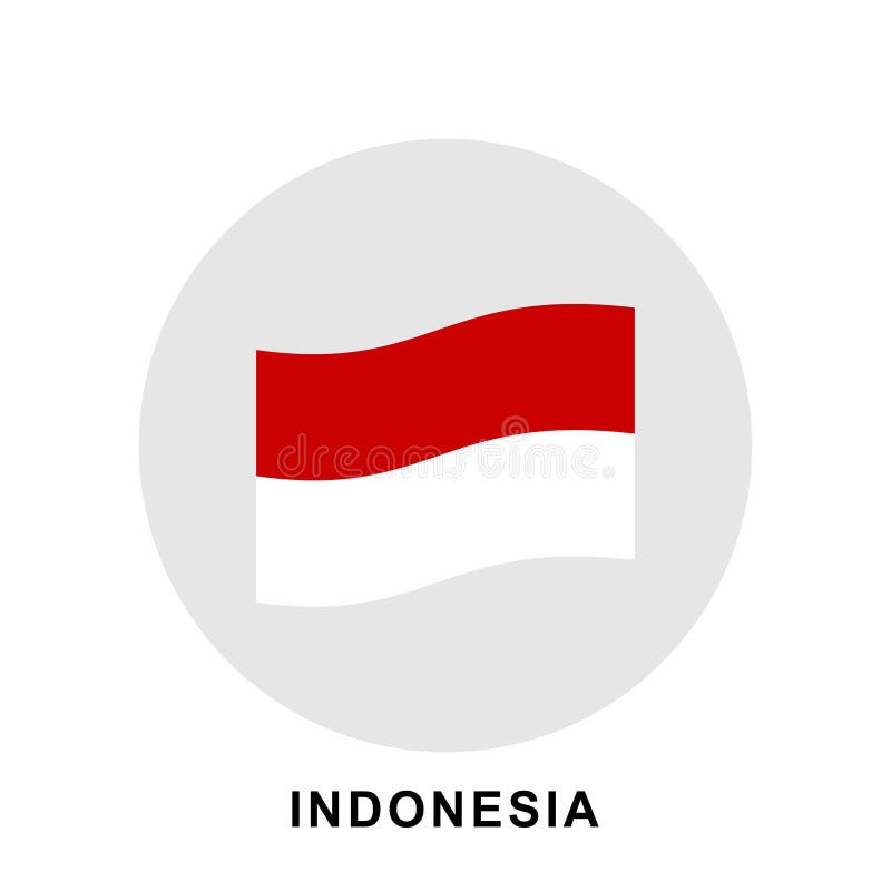 印尼旗平面设计矢量图红白旗插图东南亚旗帜设计向量例证 插画包括有聚会所 有历史 历史记录