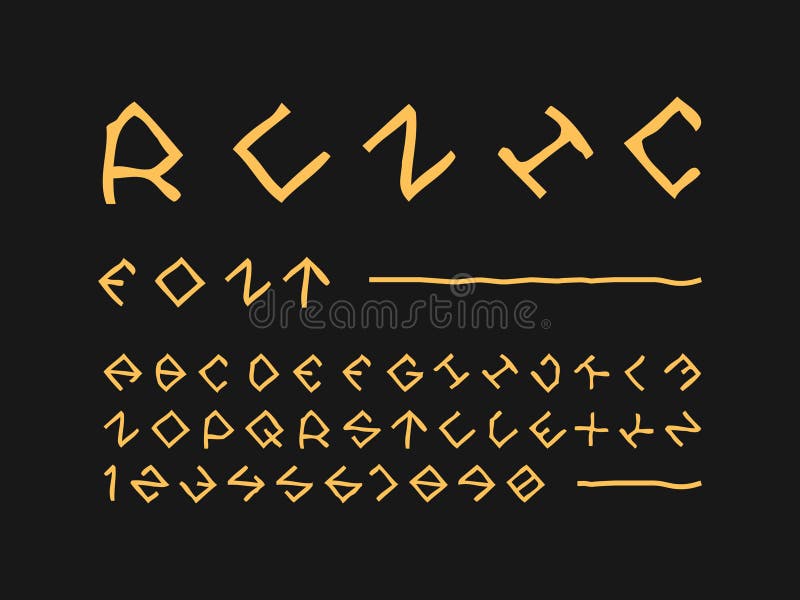 古代北欧文字的字体scrapbooking向量的字母表要素向量例证 插画包括有书法 称谓 古代北欧文字的字体scrapbooking向量的字母表要素向量例证 插画包括有书法 称谓