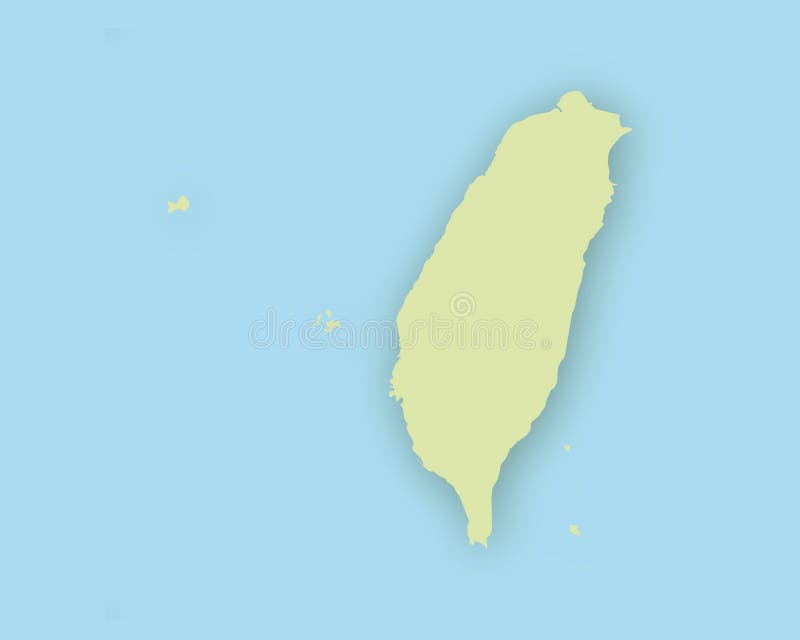 台湾地图有阴影的向量例证 插画包括有图标 海运 剪影 映射 转换 海岛 影子 困难 89808317