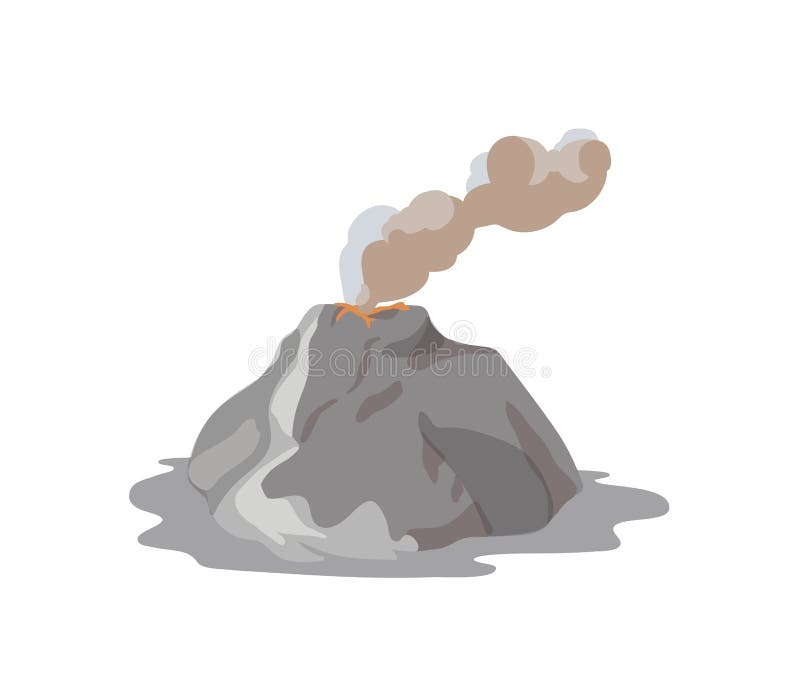 喷发和散发蒸气 尘云和岩浆的火山隔绝在白色背景火山爆发和地震向量例证 插画包括有火焰 女演员 喷发和散发蒸气 尘云和岩浆的火山隔绝在白色背景火山爆发和地震向量例证 插画包括有火焰 女演员