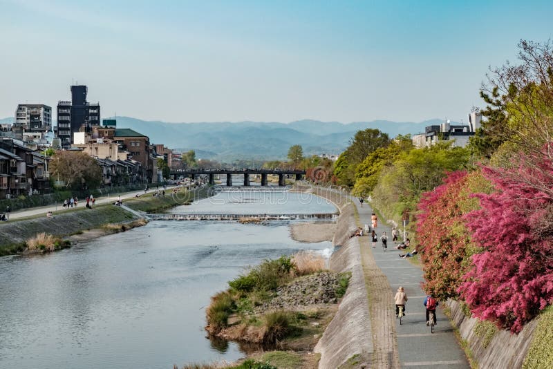 在加茂市河附近的风景在gion 京都 日本编辑类库存照片 图片包括有在加茂市河附近的风景在gion 京都 日本
