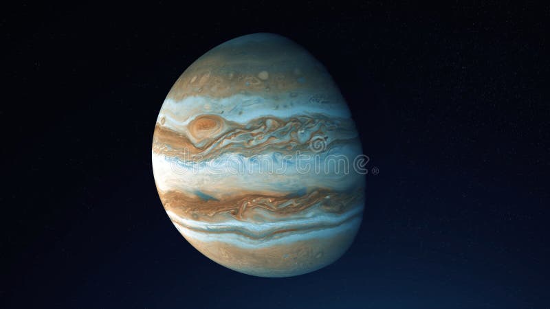 在外太空旋转的木星动画色彩艳丽的白褐色表面上的日出与日落库存图片 图片包括有飘渺 宇宙论
