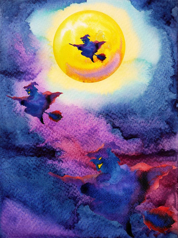 在深蓝夜空水彩绘画的黄色大满月库存例证 插画包括有颜色 自觉 乳状 健康 想象力 月球 在深蓝夜空水彩绘画的黄色大满月库存例证 插画包括有颜色 自觉 乳状 健康 想象力 月球