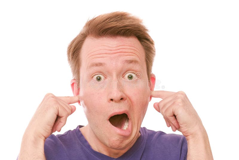 大声也是库存图片 图片包括有