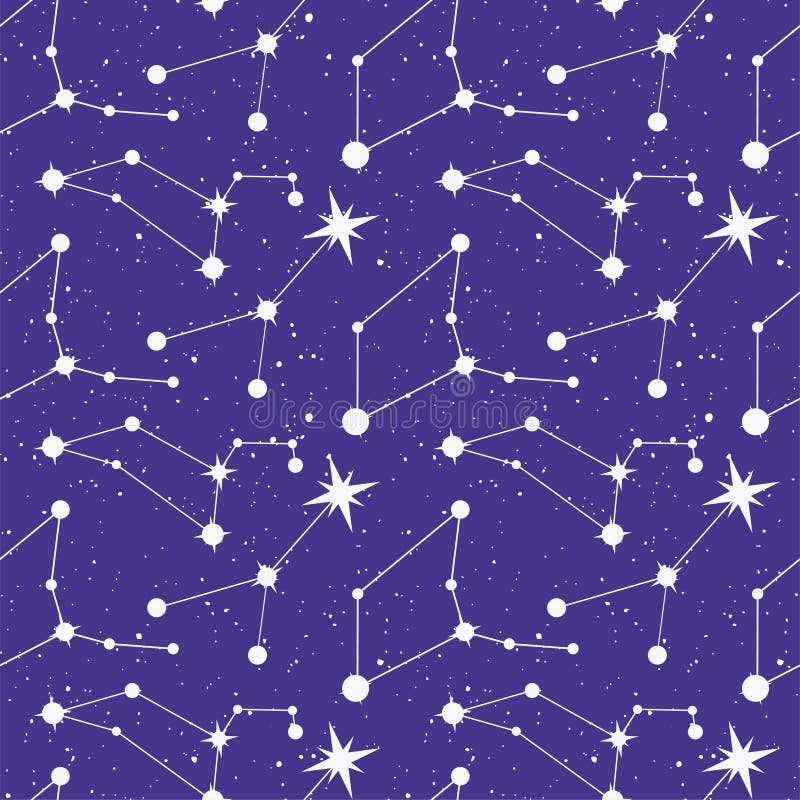 天蓝背景上星星星星星的简单可爱的无缝图案 向量例证 插画包括有苗圃 是的 本质 纸张 方式