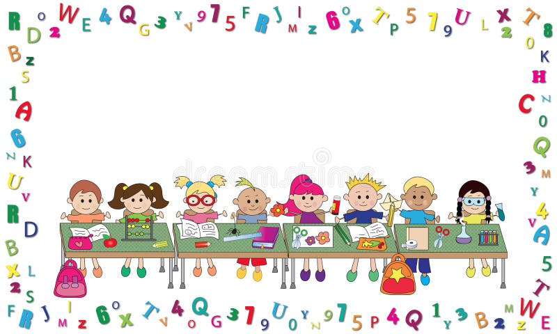 学校背景库存例证 插画包括有教师 女孩 孩子 数学 子项 了解 主要 选件类 读取 学校背景库存例证 插画包括有教师 女孩 孩子 数学 子项 了解 主要 选件类 读取