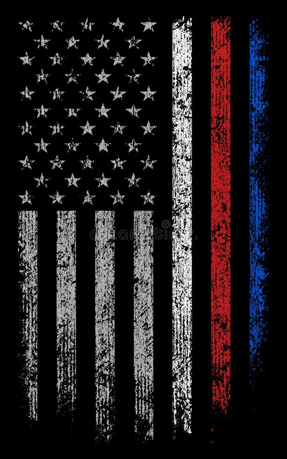 蓝线薄壁纸 背景库的格朗基美国警察库存例证 插画包括有亚马逊 格朗基 投反对票 例证 墙纸