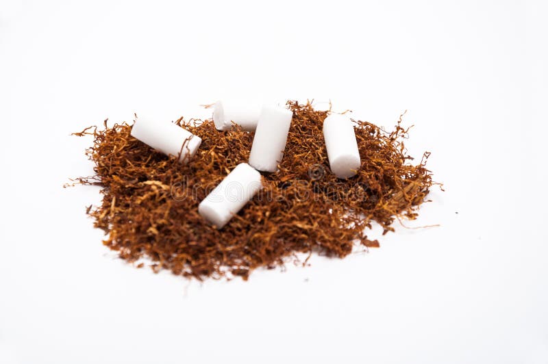 手摇的烟草和过滤器在白色背景库存照片 图片包括有 手摇的烟草和过滤器在白色背景库存照片 图片包括有