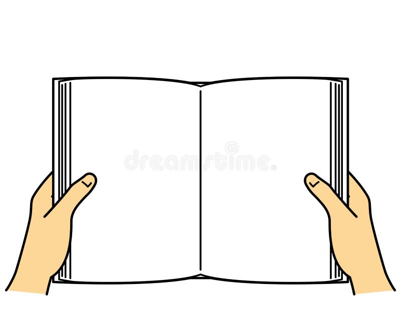 Open book hand draw Royalty Free Vector Image - VectorStock