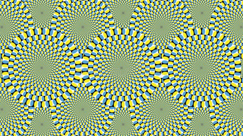 抽象旋转幻觉圆形图案4k背景向量例证. 插画包括有模式, 来回, 向量