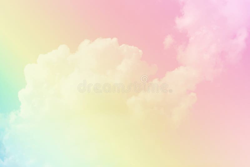 抽象的幻想背景 艳丽的夏日天空 柔和的色调库存图片 图片包括有想象 结算 环境 背包 冷静