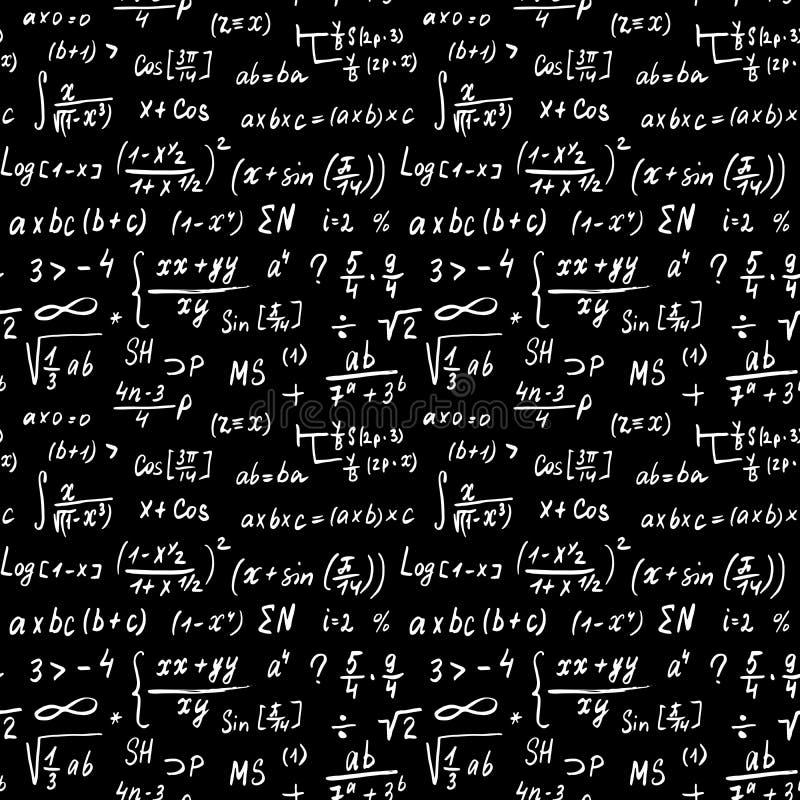 数学公式无缝模式 手绘 数学方程 矢量图向量例证 插画包括有比例 几何 模式 配方 设计 数学公式无缝模式 手绘 数学方程 矢量图向量例证 插画包括有比例 几何 模式 配方 设计