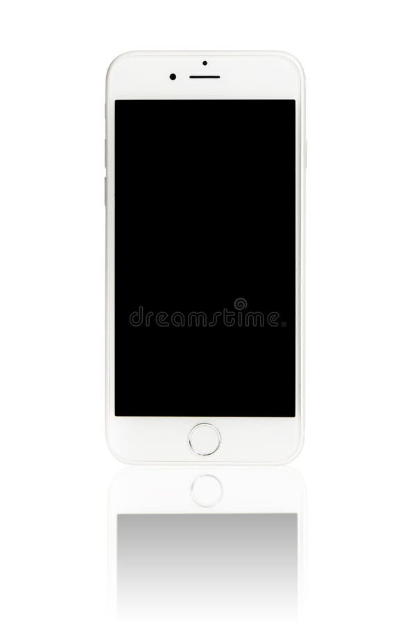 曼谷 泰国 15年12月22日 在白色背景的苹果计算机iphone 6关闭了与黑显示iphone 6s 编辑类图片 图片包括有卖主 Aº