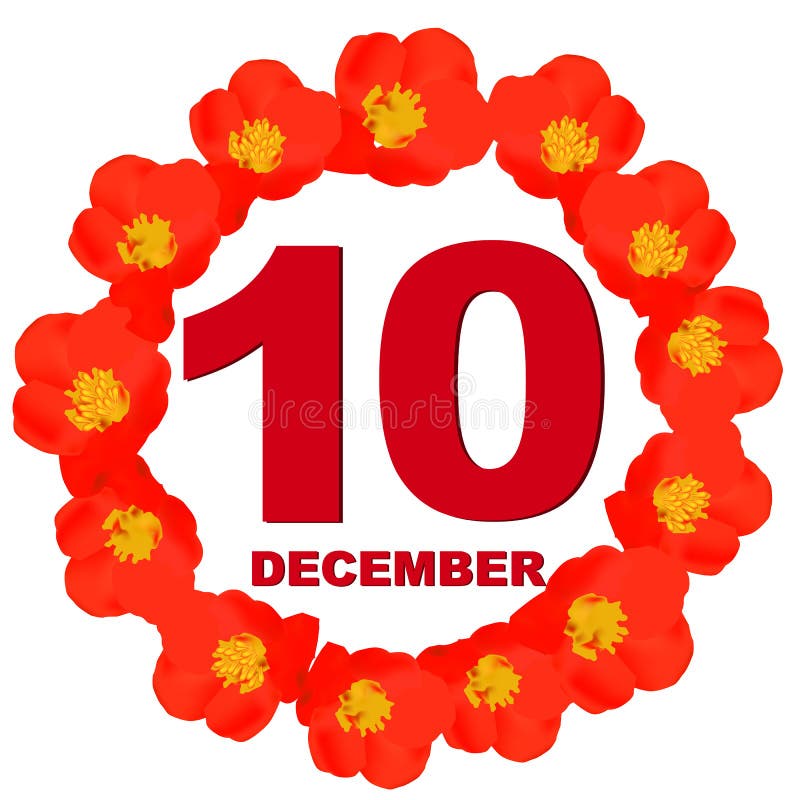 12月10日是绿色背景中的月初十库存例证 插画包括有日期 图形 设计 绿松石 第十 例证 12月10日是绿色背景中的月初十库存例证 插画包括有日期 图形 设计 绿松石 第十 例证