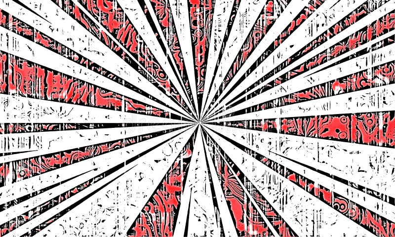 格朗基漫画光线速线图形小说红色和黑色缩放背景库存例证 插画包括有光芒 照亮 销售额 亮光