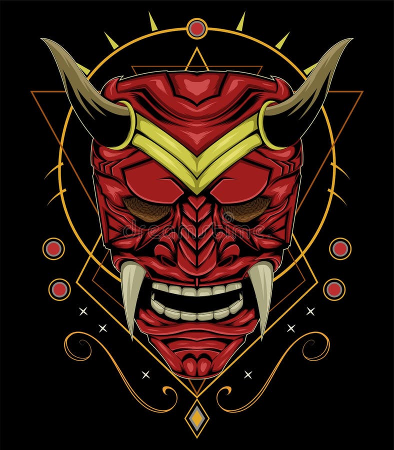 武士面具 歌舞伎插图红色魔鬼面部插图红色恶魔的头日本面具库存例证 插画包括有图象 艺术 武士面具 歌舞伎插图红色魔鬼面部插图红色恶魔的头日本面具库存例证 插画包括有图象 艺术