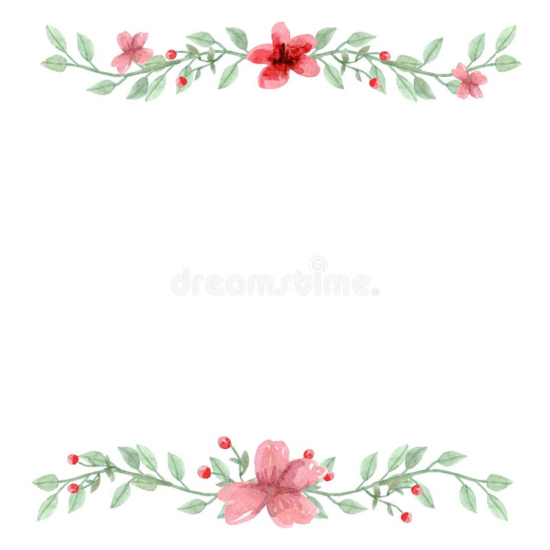 水彩花背景 花卉框架库存例证 插画包括有 水彩花背景 花卉框架库存例证 插画包括有