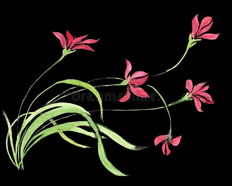 水色背景中的花具有花图案的抽象壁纸无缝图案花装置库存例证 插画包括有开花的 装饰 邀请