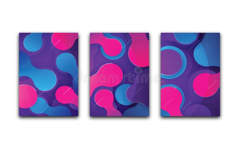 活页 小册子和任何海报的醒目抽象液体背景封面adobe Illustrator 可编辑并打印就绪向量例证 插画包括有看板卡 创造性