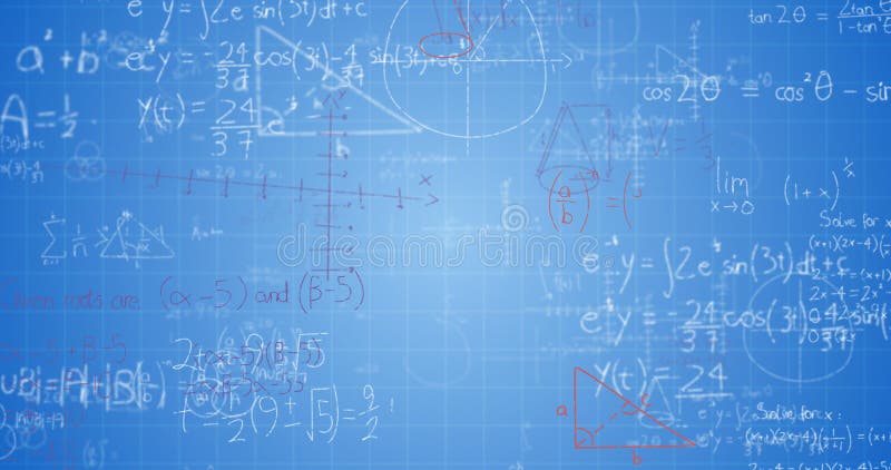 数学的等式向量例证 插画包括有破折号 数学 派生 减去 曲线 教育 限额 衍生商品