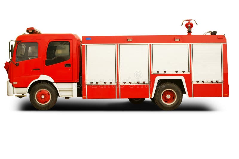 消防车库存图片 图片包括有运输 卡车 大量 特殊 设备 乘驾 除之外 红色 抢救