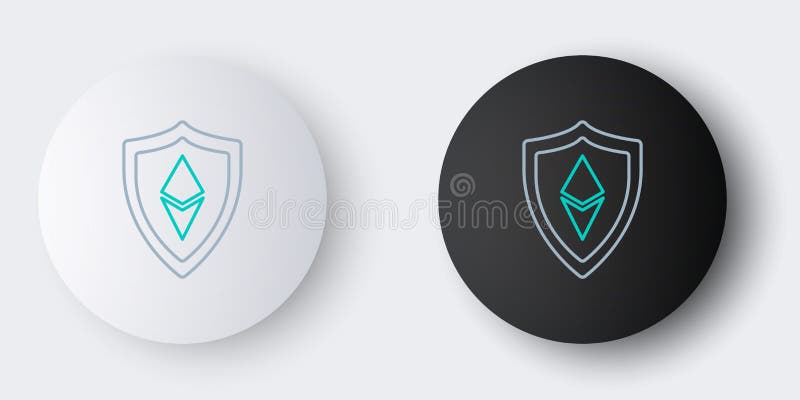 灰色背景中突显的line Shield Ethereum Eth图标加密货币挖掘 区块链技术 安全向量例证 插画包括有查出 卫兵 灰色背景中突显的line Shield Ethereum Eth图标加密货币挖掘 区块链技术 安全向量例证 插画包括有查出 卫兵