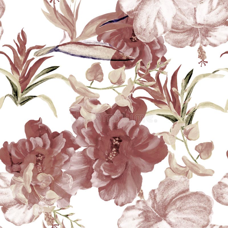 灰色植物图 棕色兰紫色背景 紫色芙蓉绘画 无色花绘 水彩背景 无缝的j 库存例证 插画包括有紫色 灰色 灰色植物图 棕色兰紫色背景 紫色芙蓉绘画 无色花绘 水彩背景 无缝的j 库存例证 插画包括有紫色 灰色