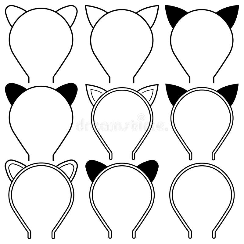 猫耳头箍带画猫耳头带向量例证 插画包括有头饰带 节假日 头发 发型 生日 子项 例证 猫耳头箍带画猫耳头带向量例证 插画包括有头饰带 节假日 头发 发型 生日 子项 例证