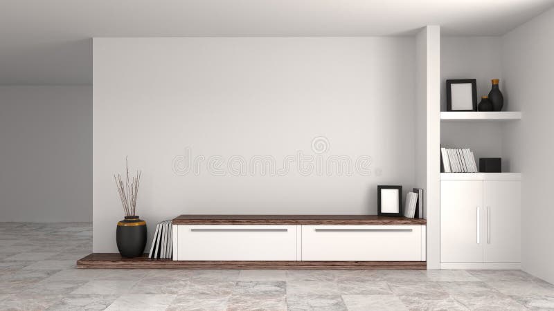 白色木现代内阁在空的屋子内部背景家里设计3d例证 架子和书在书桌上在前面o 库存例证 插画包括有背包 居住 白色木现代内阁在空的屋子内部背景家里设计3d例证 架子和书在书桌上在前面o 库存例证 插画包括有背包 居住