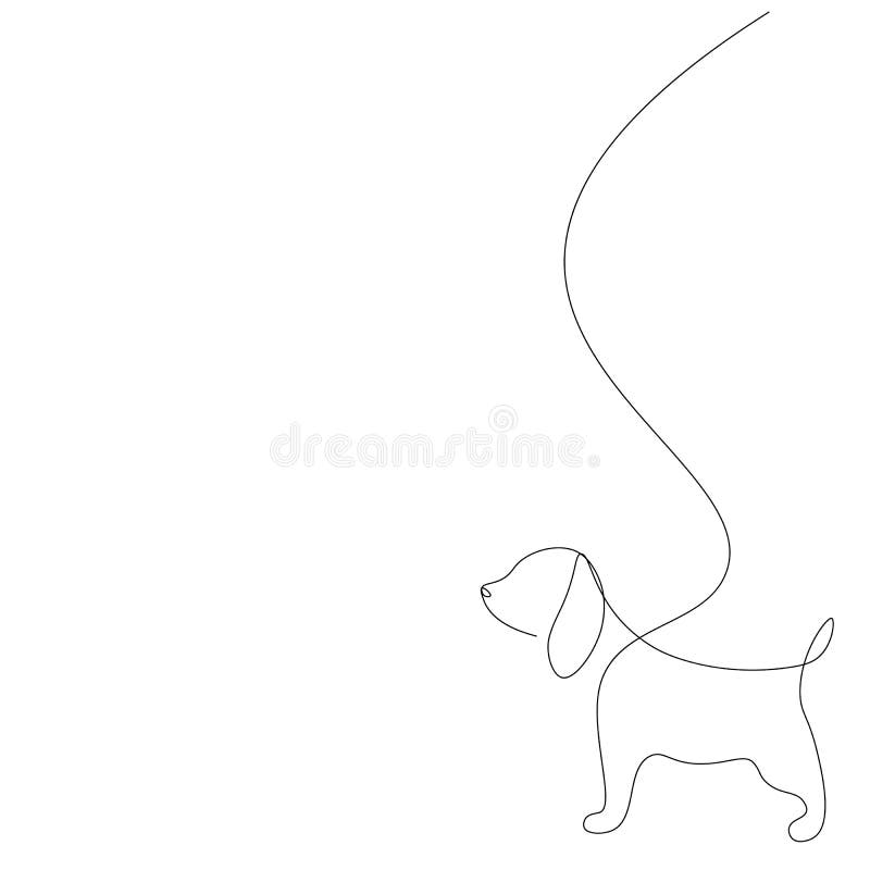 白色背景上可爱的小狗线条画 矢量图向量例证 插画包括有一个 图象 空白 敌意 徽标 持续 白色背景上可爱的小狗线条画 矢量图向量例证 插画包括有一个 图象 空白 敌意 徽标 持续