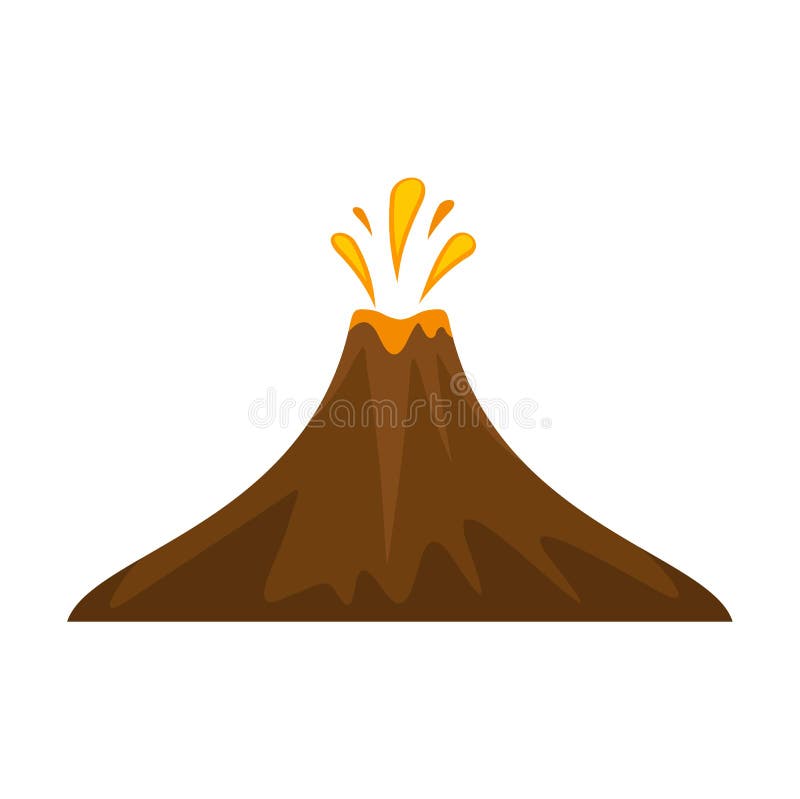 火山背景 平的样式的爆发向量例证 插画包括有喷发 动画片 岩浆 平面 颜色 背包 地震 火山背景 平的样式的爆发向量例证 插画包括有喷发 动画片 岩浆 平面 颜色 背包 地震