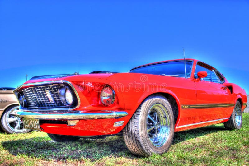 经典世纪70年代美国人ford Mustang 编辑类照片 图片包括有澳洲 浅滩 经典 汽车 经典世纪70年代美国人ford Mustang 编辑类照片 图片包括有澳洲 浅滩 经典 汽车