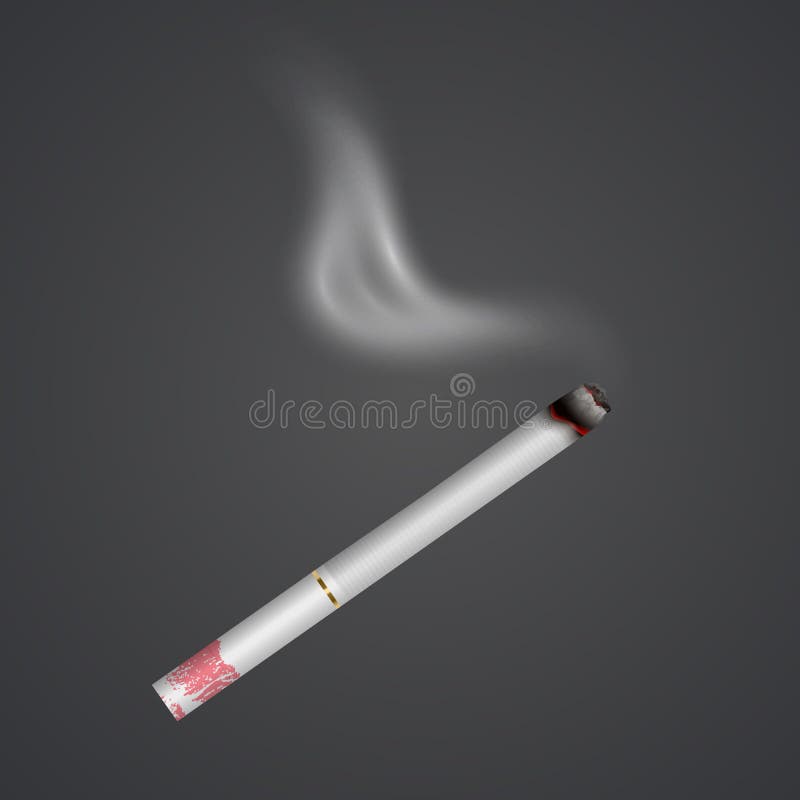 背景上突显的烟和唇膏印的逼真香烟女性成瘾烟草麻醉品问题 向量例证 插画包括有 背景上突显的烟和唇膏印的逼真香烟女性成瘾烟草麻醉品问题 向量例证 插画包括有