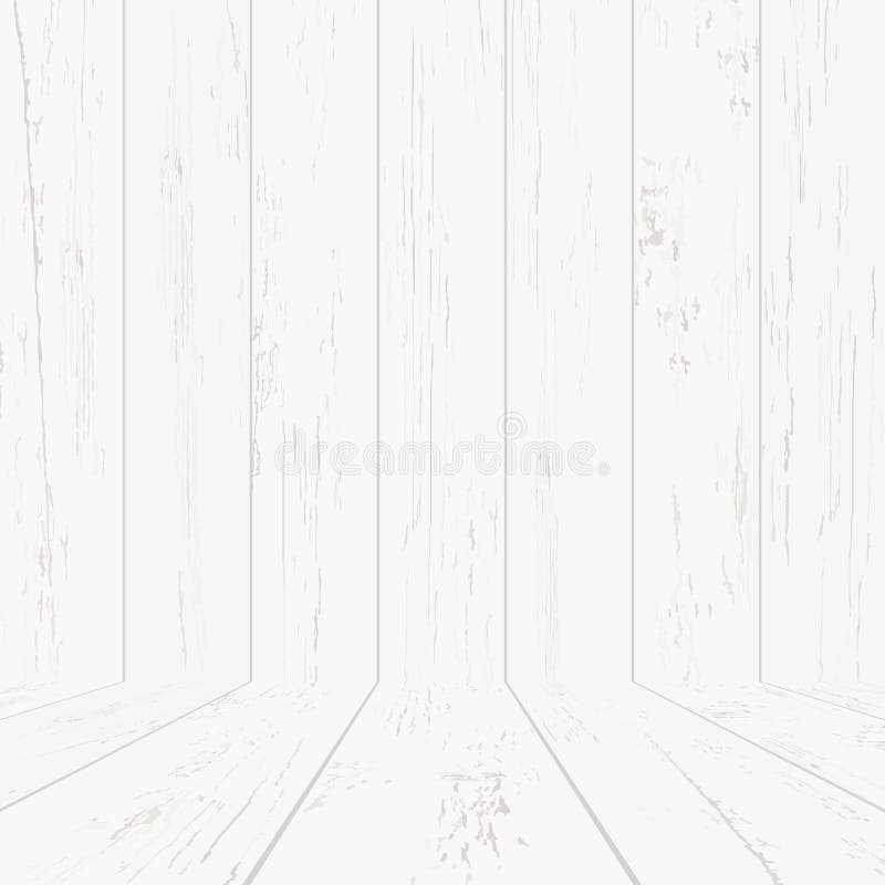 空的白色木室空间背景向量向量例证 插画包括有维数 材料 地点 Grunge 粗砺 图象